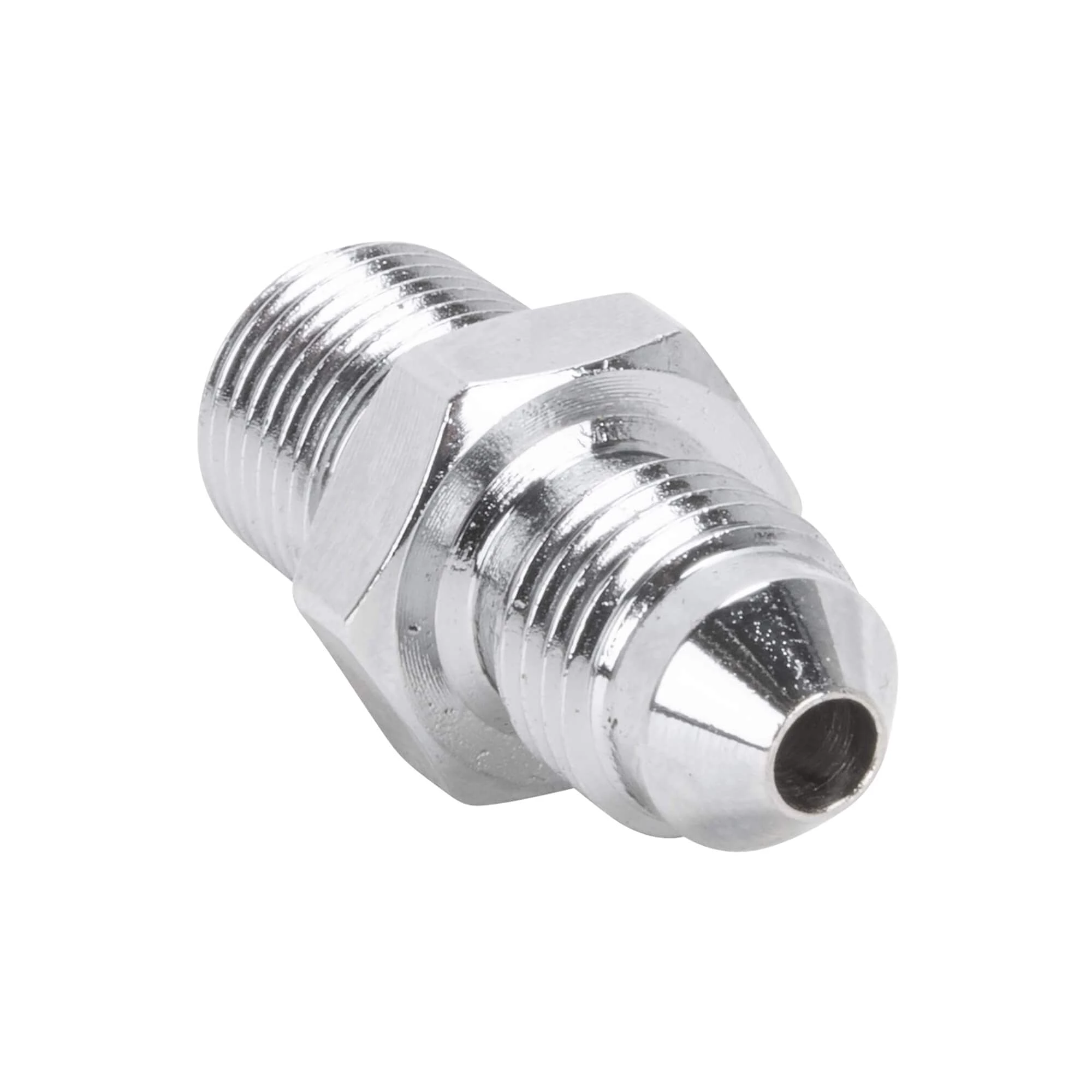 Goodridge 1/8 Inch NPT To -3 Fitting - Chrome 4 Goodridge 1/8 Inch NPT To -3 Fitting - Chrome - Image 4