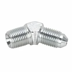 Goodridge 45 Degree -3 To 1/8 Inch NPT Fitting - Chrome