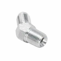 Goodridge 45 Degree -3 To 1/8 Inch NPT Fitting - Chrome 6 Goodridge 45 Degree -3 To 1/8 Inch NPT Fitting - Chrome -Biltwell Shop 012791 Goodridge 45 Degree 3 to 1 8 inch NPT Fitting Chrome 3