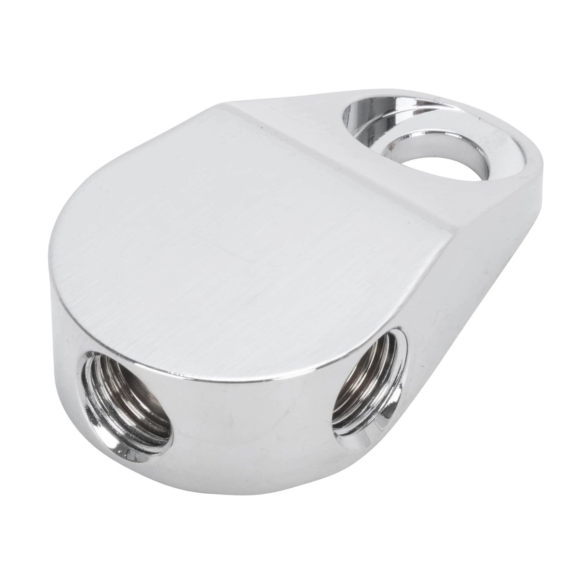 Goodridge 3/8-24 Inch I.F. Universal Front Brake Tee - Chrome 4 Goodridge 3/8-24 Inch I.F. Universal Front Brake Tee - Chrome - Image 4