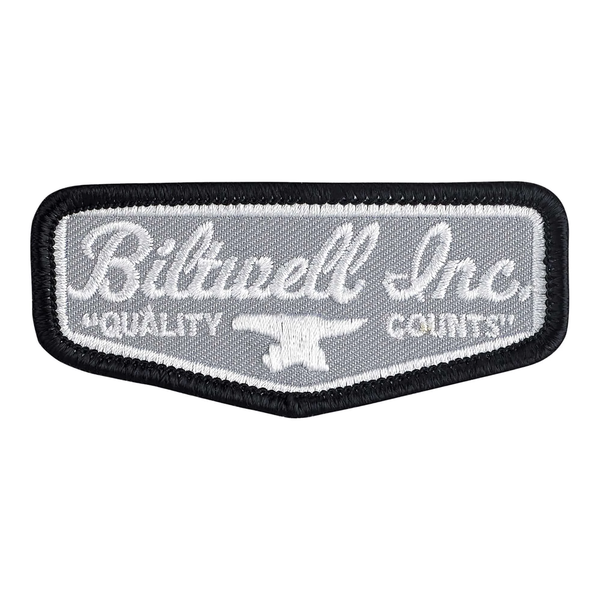 Biltwell Shield Patch - Grey/Black/White 1 Biltwell Shield Patch - Grey/Black/White
