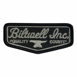Biltwell Shield Patch - Black/Grey