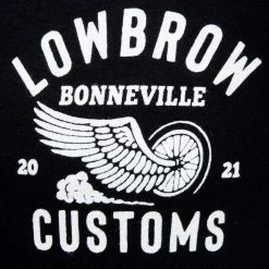 Lowbrow Customs Bonneville Salt Flats 2021 Racing Support T-Shirt - Black 13 Lowbrow Customs Bonneville Salt Flats 2021 Racing Support T-Shirt - Black -Biltwell Shop 012840 Lowbrow Customs Bonneville Salt Flats 2021 Racing Support T Shirt Black 2