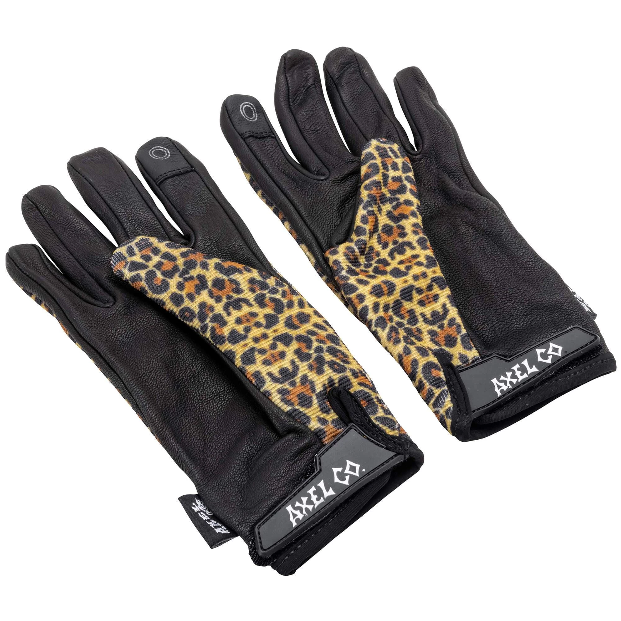 Axel Co. Leopard Print Mesh Top Gloves 5 Axel Co. Leopard Print Mesh Top Gloves - Image 5