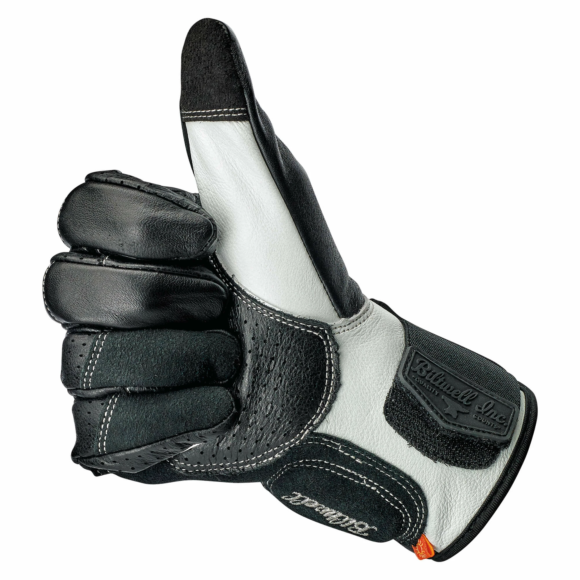 Biltwell Boreggo Gloves - Black/Cement 7 Biltwell Boreggo Gloves - Black/Cement - Image 7