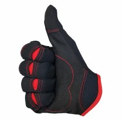 Biltwell Moto Gloves - Black/Red -Biltwell Shop 012955 Biltwell Moto Gloves Black Red 8