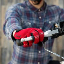 Biltwell Moto Gloves - Red/Black/White -Biltwell Shop 012956 Biltwell Moto Gloves Red Black White 13