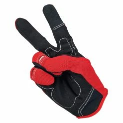 Biltwell Moto Gloves - Red/Black/White -Biltwell Shop 012956 Biltwell Moto Gloves Red Black White 6