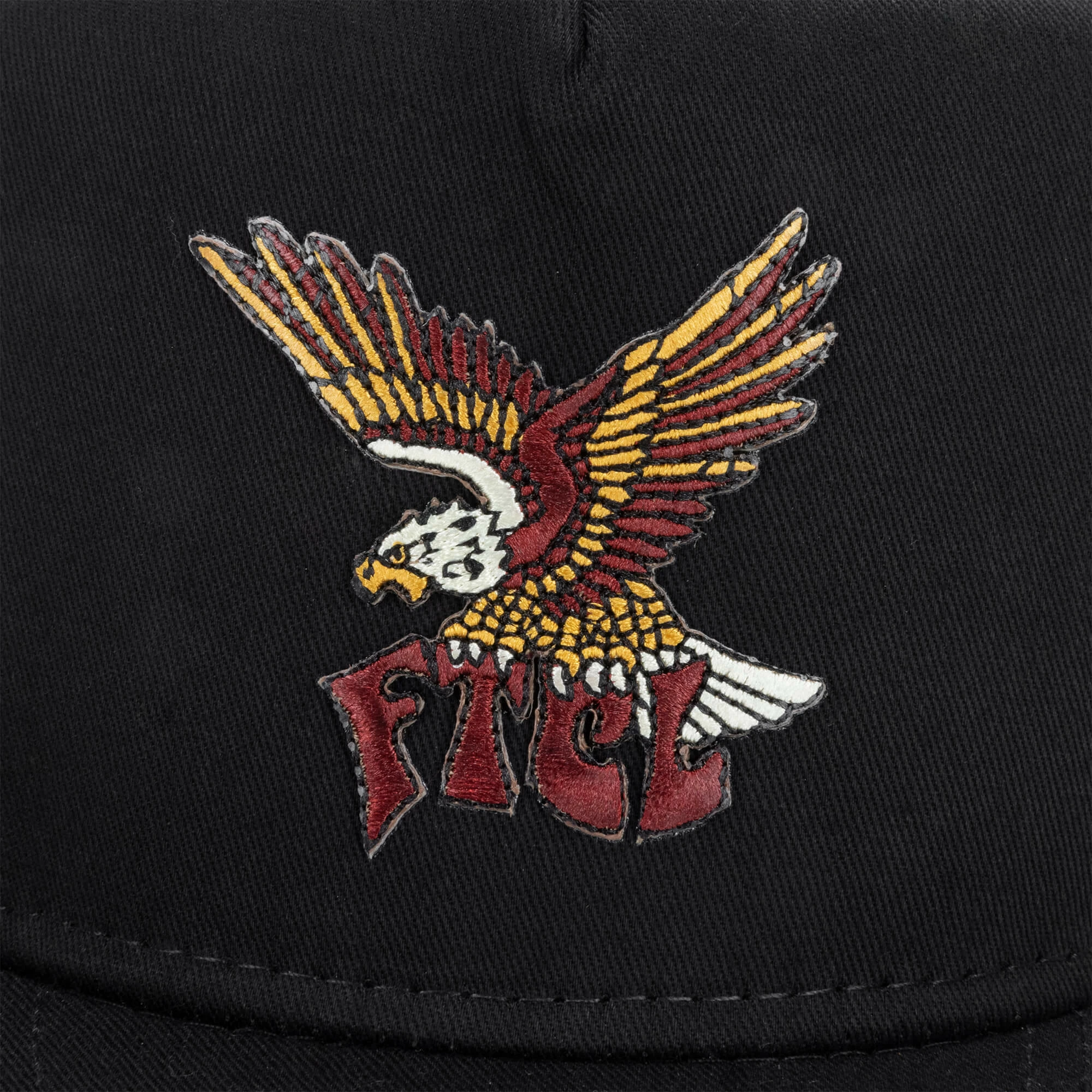 Forever The Chaos Life Pizza Eagle Snapback Hat - Black 3 Forever The Chaos Life Pizza Eagle Snapback Hat - Black - Image 3