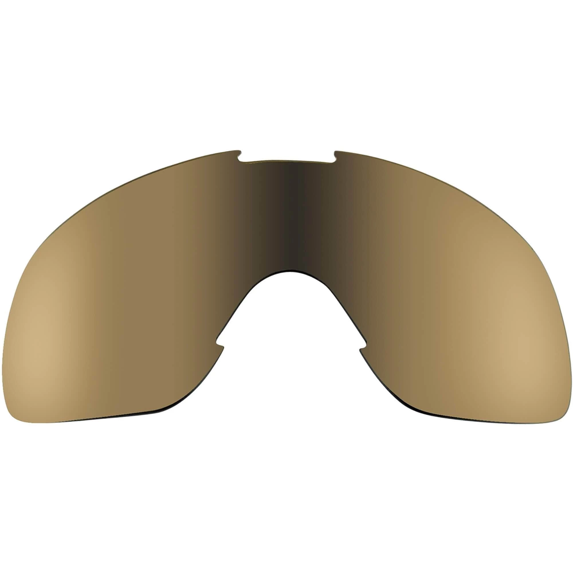 Biltwell Overland Goggle Lens - Gold Mirror/Brown 1 Biltwell Overland Goggle Lens - Gold Mirror/Brown