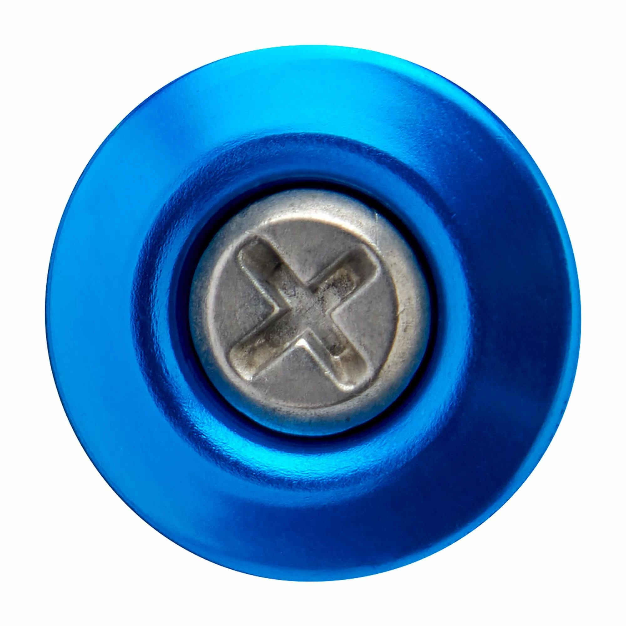Biltwell Helmet Hardware Kit - SS Screw / Blue Baseplate 2 Biltwell Helmet Hardware Kit - SS Screw / Blue Baseplate - Image 2