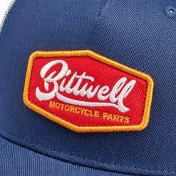 Biltwell Standard Snap Back Hat - Red/White/Blue -Biltwell Shop 013149 Biltwell Snapback Hat Standard Red White Blue 4