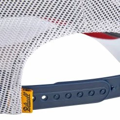 Biltwell Standard Snap Back Hat - Red/White/Blue -Biltwell Shop 013149 Biltwell Snapback Hat Standard Red White Blue 6