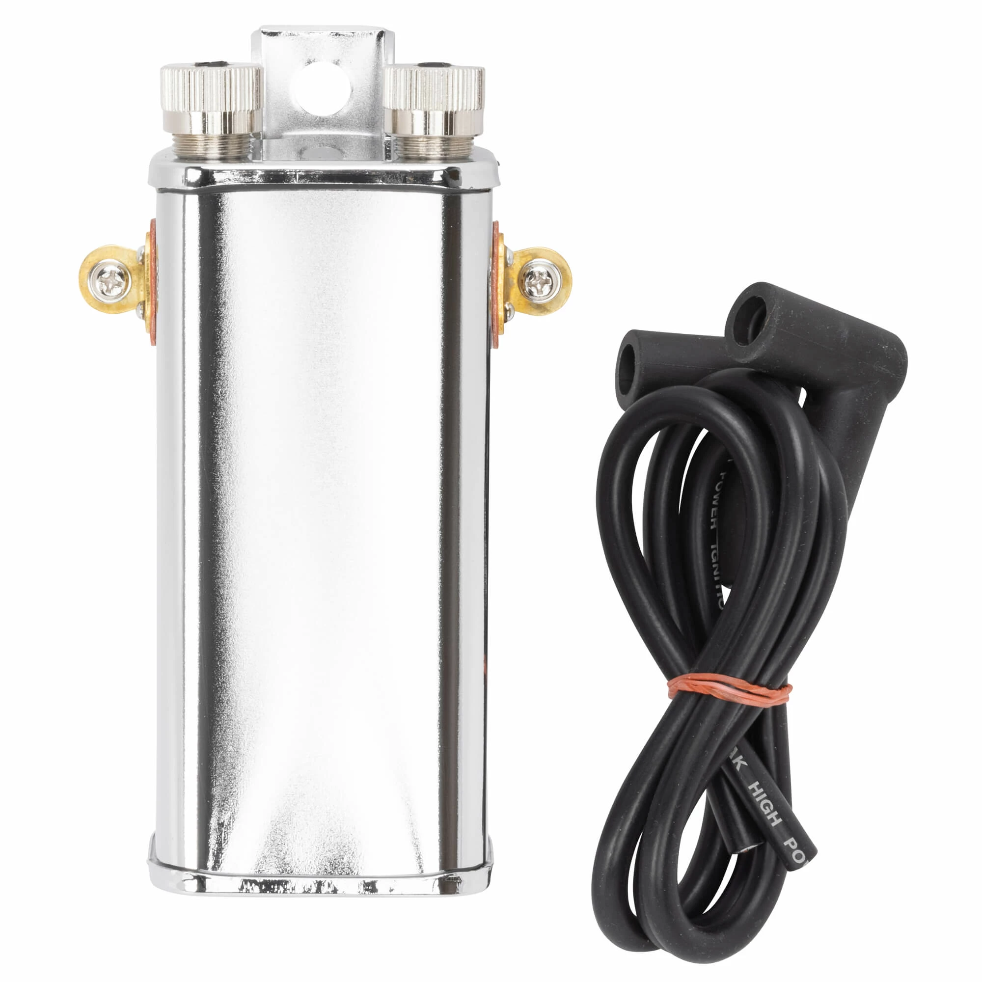 Cycle Standard Chrome 12V Square Coil 1948-60 Harley-Davidson Big Twins 1 Cycle Standard Chrome 12V Square Coil 1948-60 Harley-Davidson Big Twins