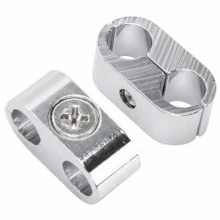 Cycle Standard Spark Plug Wire Separators - Chrome