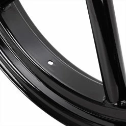 Led Sled Customs Round Spoke Invader 18 X 3.5 Dual Flange Rear Wheel - Gloss Black 9 Led Sled Customs Round Spoke Invader 18 X 3.5 Dual Flange Rear Wheel - Gloss Black -Biltwell Shop 013204 Led Sled RoundSpokeInvader18x3.5DualFlangeRearWheel GlossBlack 5