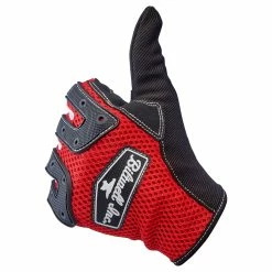 Biltwell Anza Gloves - Red -Biltwell Shop 013220 Biltwell Anza Gloves Red 4
