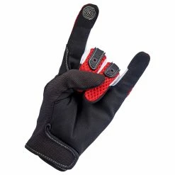 Biltwell Anza Gloves - Red -Biltwell Shop 013220 Biltwell Anza Gloves Red 7