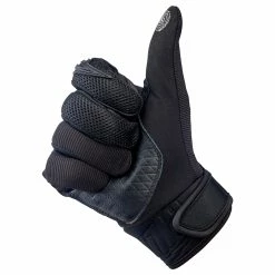 Biltwell Baja Gloves - Black Out -Biltwell Shop 013221 Biltwell Baja Gloves Blackout 5
