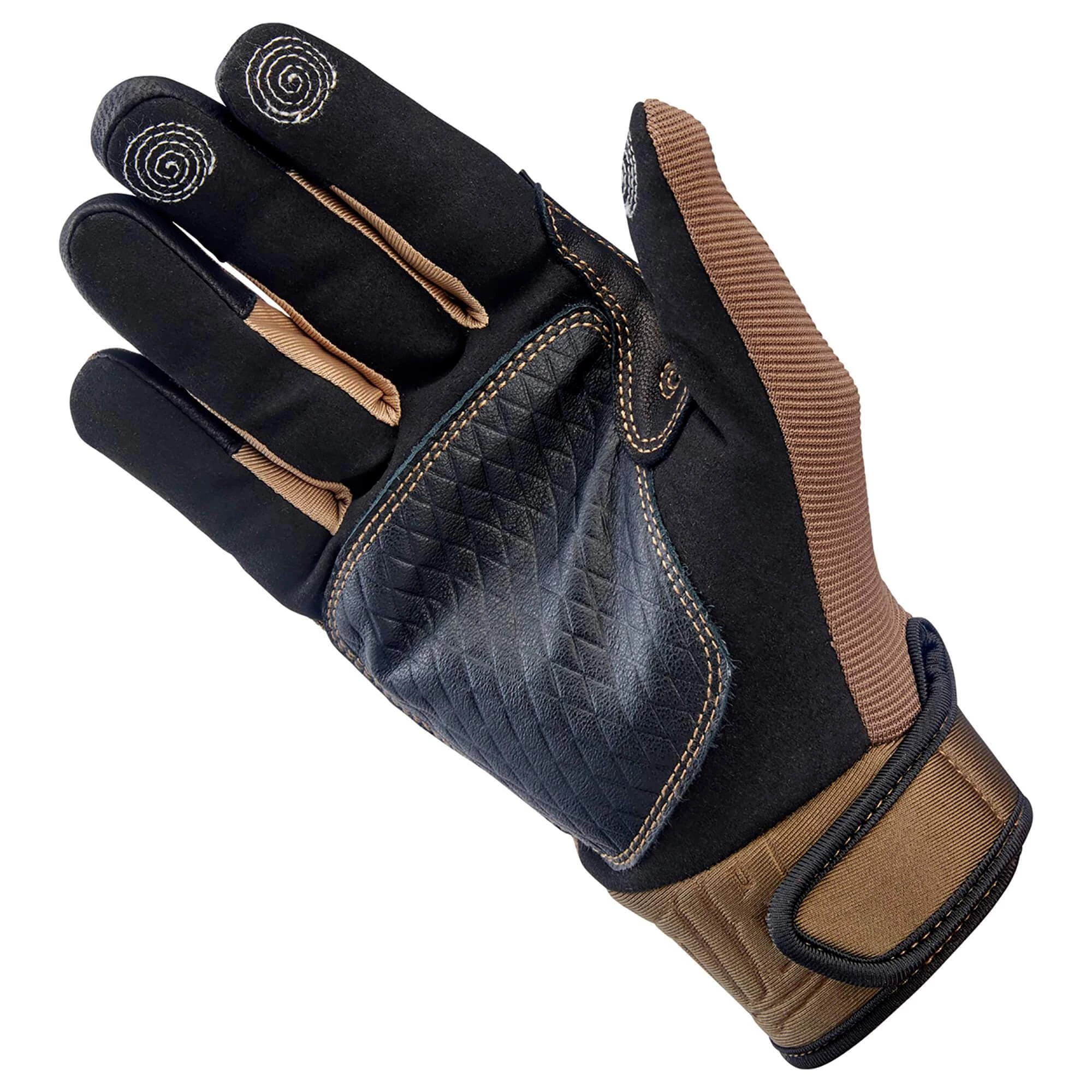 Biltwell Baja Gloves - Chocolate 3 Biltwell Baja Gloves - Chocolate - Image 3