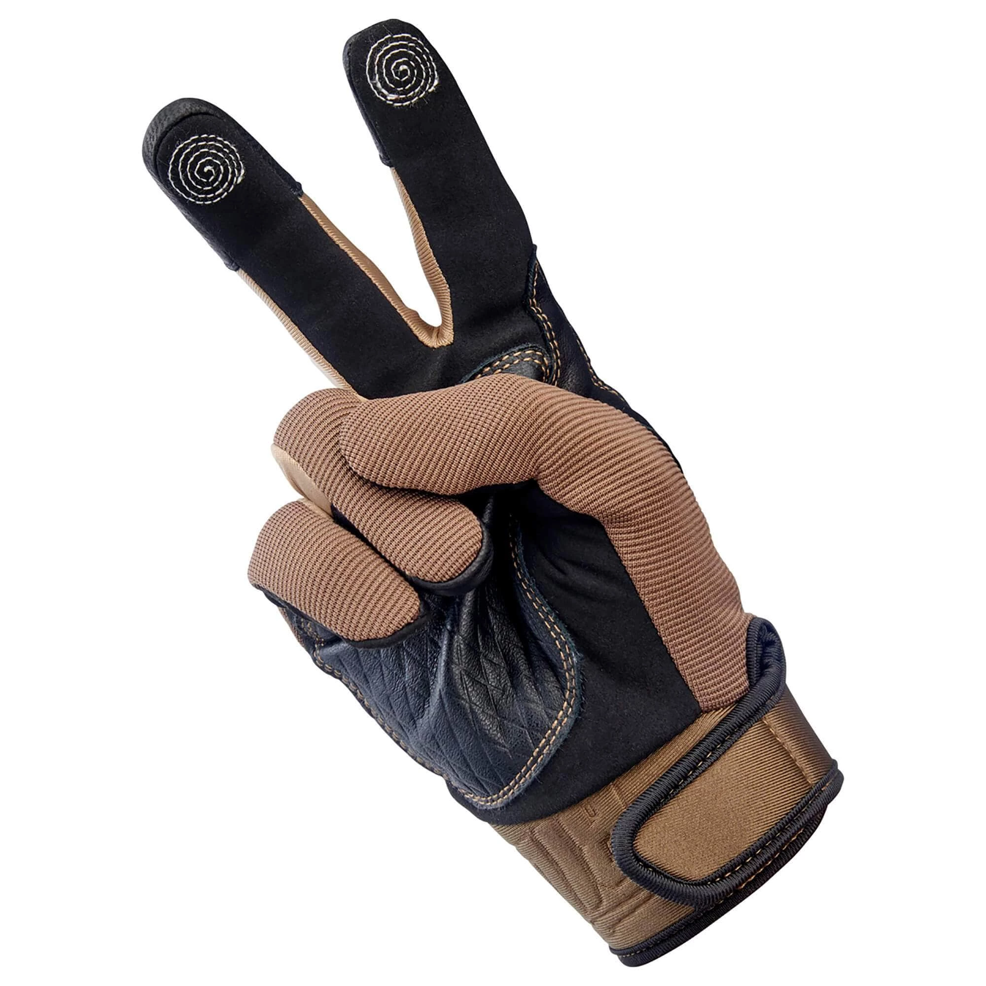 Biltwell Baja Gloves - Chocolate 7 Biltwell Baja Gloves - Chocolate - Image 7