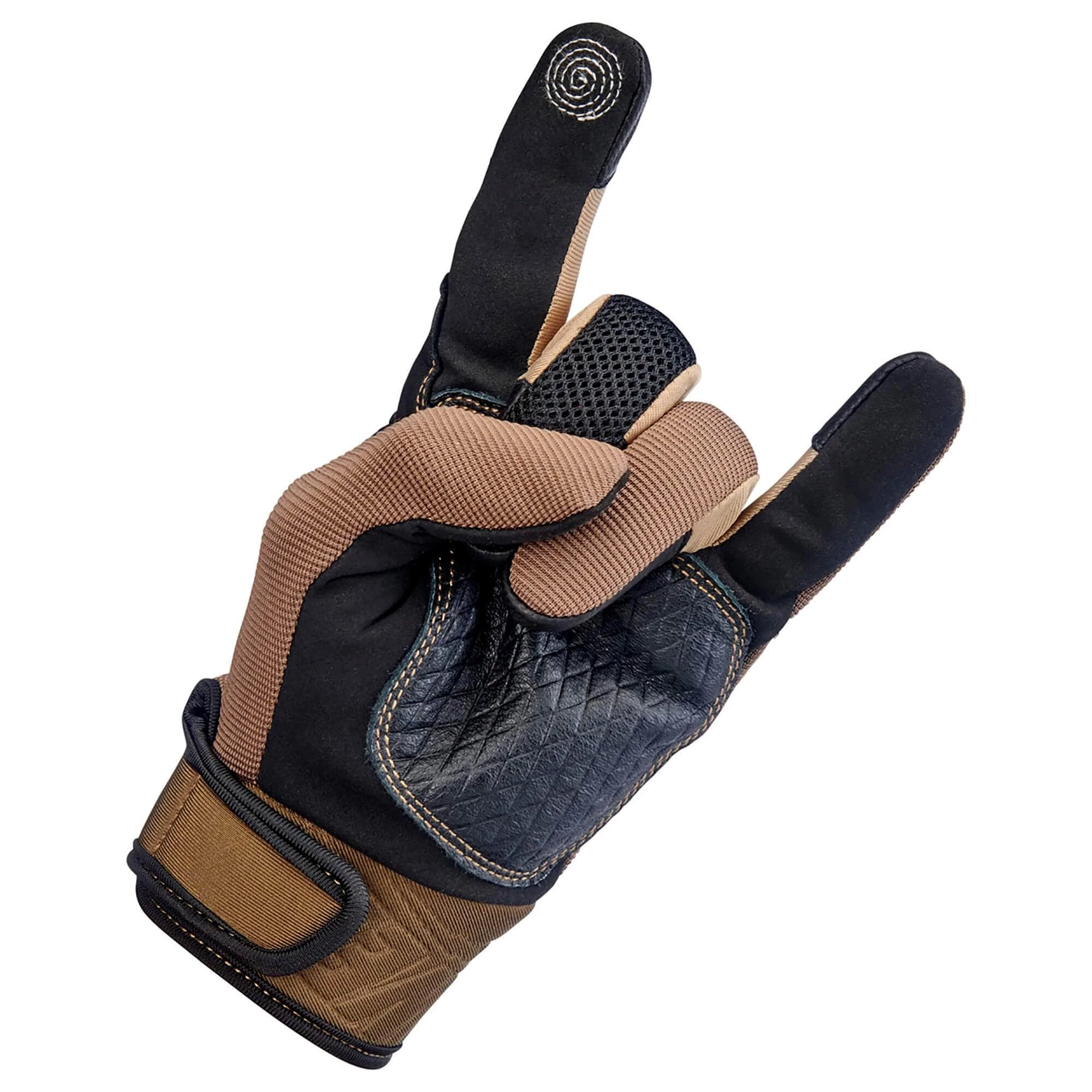Biltwell Baja Gloves - Chocolate 8 Biltwell Baja Gloves - Chocolate - Image 8