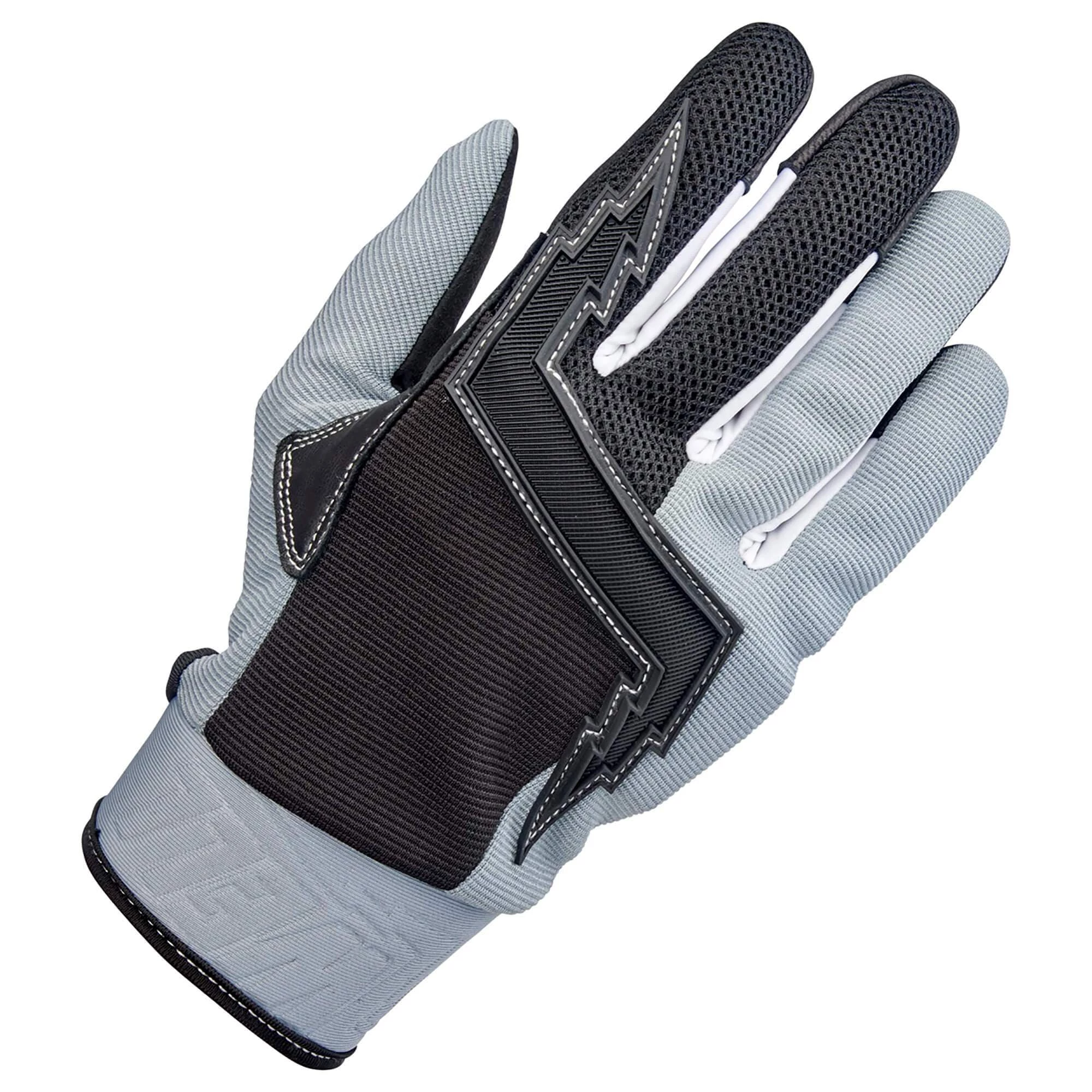 Biltwell Baja Gloves - Grey 1 Biltwell Baja Gloves - Grey