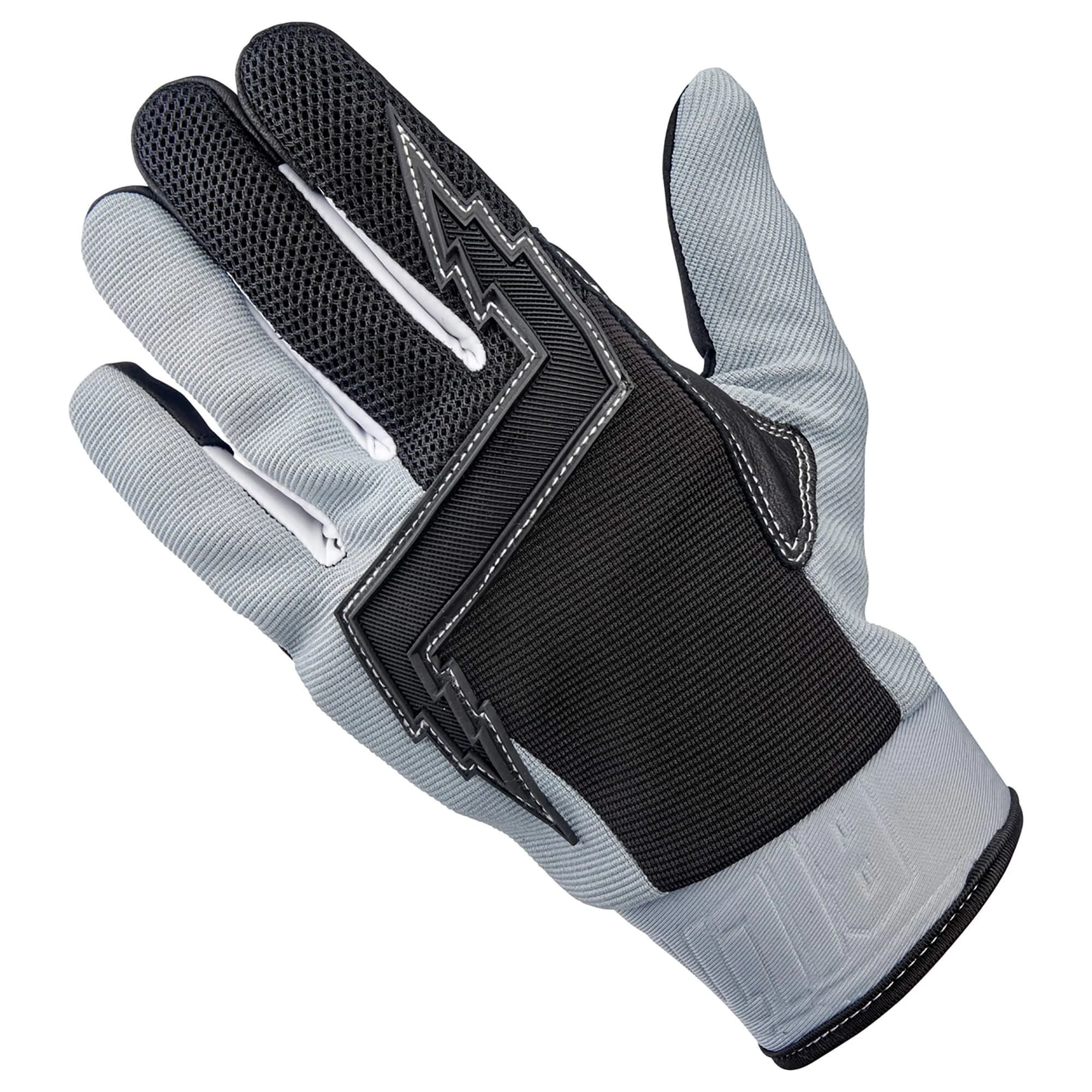 Biltwell Baja Gloves - Grey 2 Biltwell Baja Gloves - Grey - Image 2
