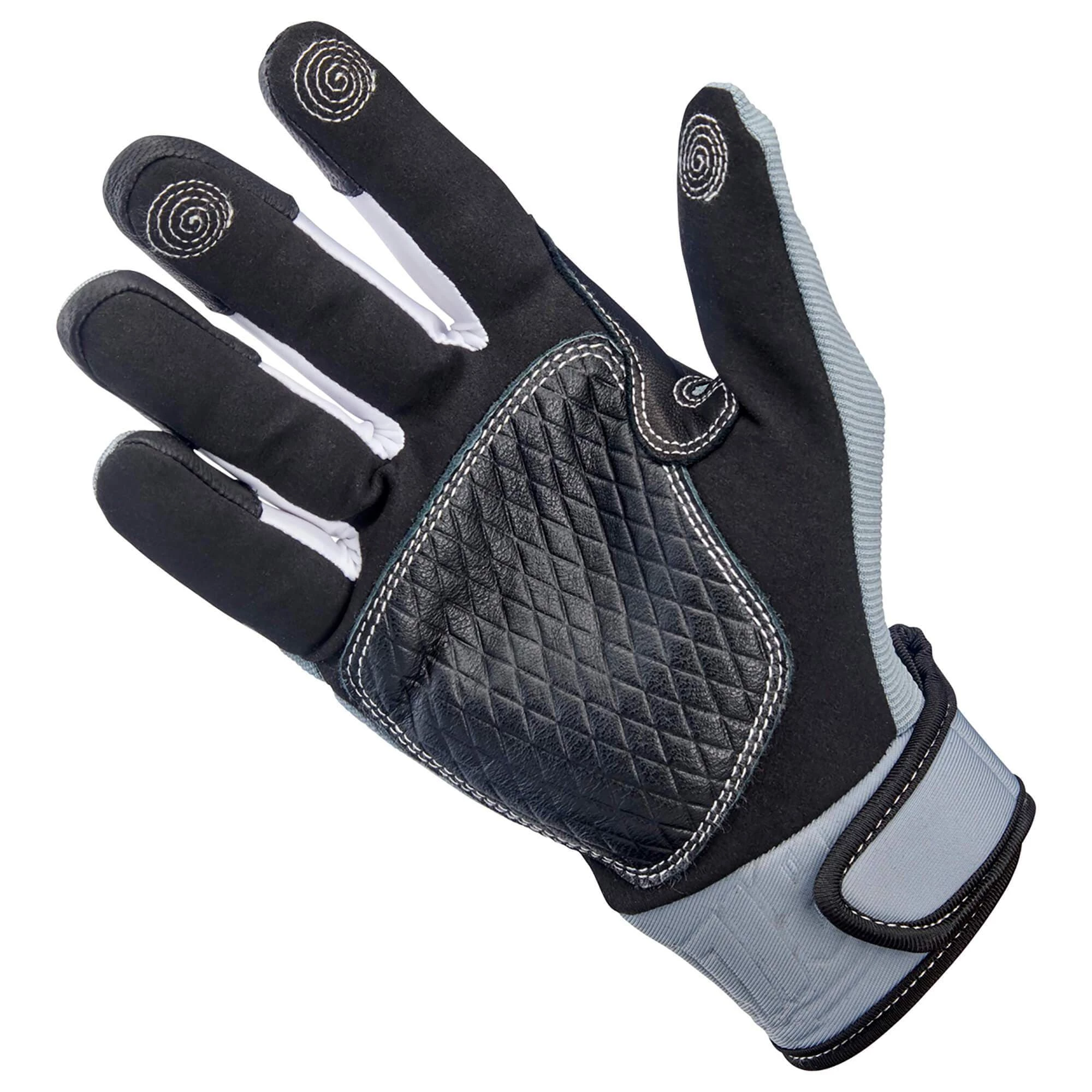 Biltwell Baja Gloves - Grey 3 Biltwell Baja Gloves - Grey - Image 3