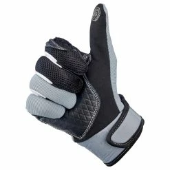 Biltwell Baja Gloves - Grey 14 Biltwell Baja Gloves - Grey -Biltwell Shop 013224 Biltwell Baja Gloves Grey 5