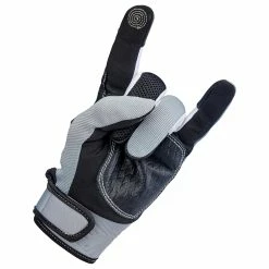 Biltwell Baja Gloves - Grey 16 Biltwell Baja Gloves - Grey -Biltwell Shop 013224 Biltwell Baja Gloves Grey 7