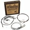 Burly Brand Complete Handlebar Cable/Brake Line Kit For 14" T-Bar Handlebars 04-06 XL Single Disc
