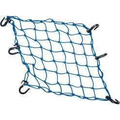 Powertye Adjustable Cargo Net - Blue - 15 X 15 Inch