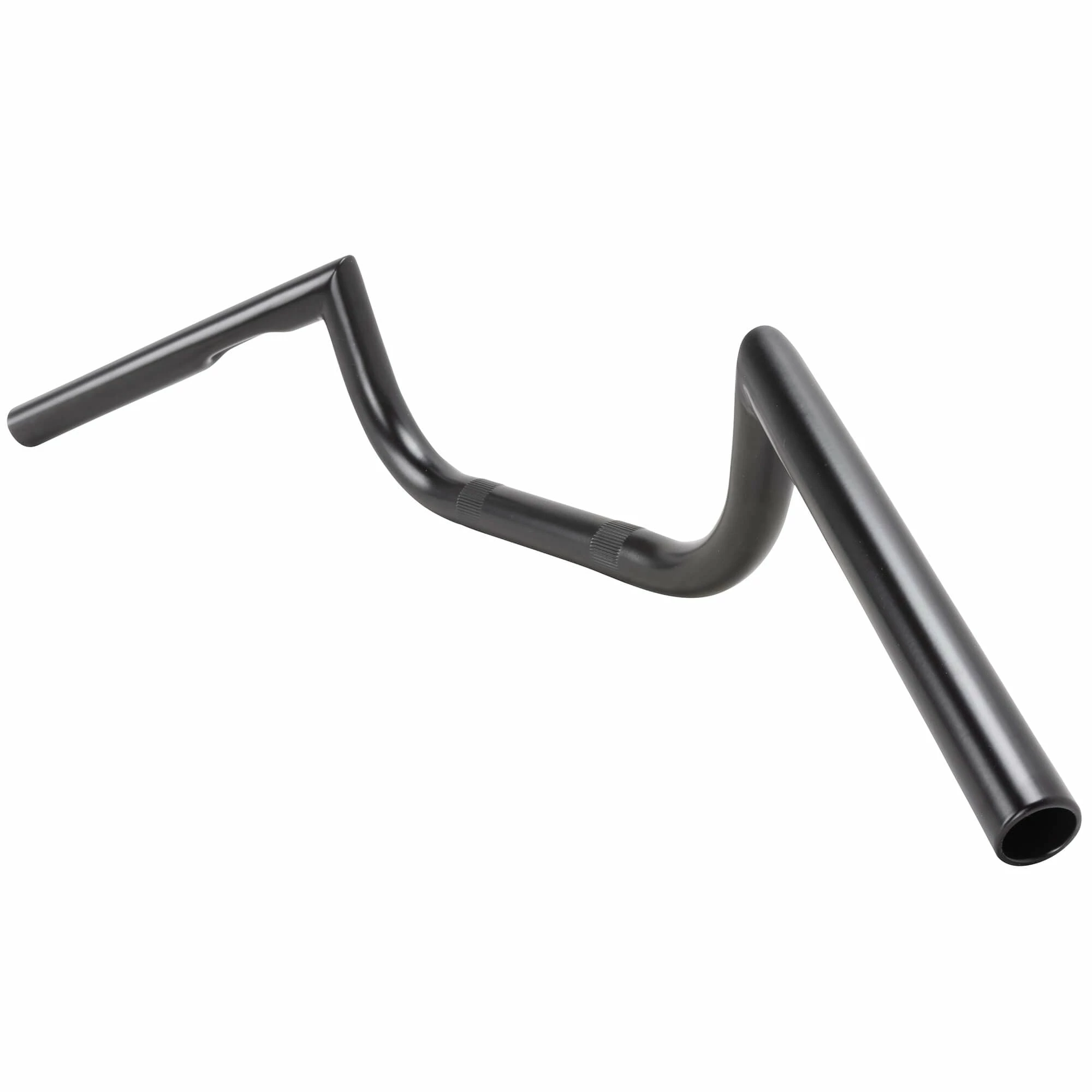 Cycle Standard Clubman Handlebars - 1 Inch - Black - Dimpled 5 Cycle Standard Clubman Handlebars - 1 Inch - Black - Dimpled - Image 5