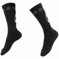 Mooneyes MOON Equipped 6 Iron Cross Socks - Black -Biltwell Shop 013530 Mooneyes MOONEquipped6IronCrossSocks Black 6