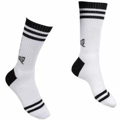 Mooneyes MOON Equipped 6 Iron Cross Socks - White -Biltwell Shop 013531 Mooneyes MOONEquipped6IronCrossSocks White 4