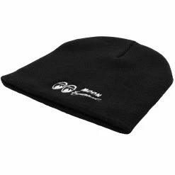 Mooneyes MOON Equipped Embroidered Short Beanie - Black -Biltwell Shop 013534 Mooneyes MOONEquippedEmbroideredShortBeanie Black 3