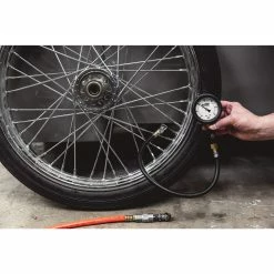 Lowbrow Customs Professional 0-60 PSI Tire Gauge -Biltwell Shop 013726 Lowbrow Customs Professional0 60PSITireGauge 1522web
