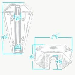Wyatt Gatling Emerald Flat Prism Chopper Gas Tank 2.2 Gallon 14 Wyatt Gatling Emerald Flat Prism Chopper Gas Tank 2.2 Gallon -Biltwell Shop 013824 Emerald Flat Prism Gas Tank SPECS