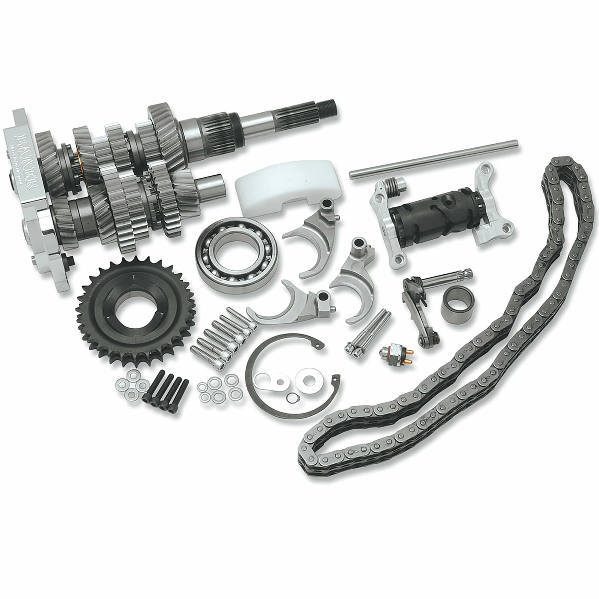 Baker Drivetrain Direct Drive 6-Speed Gear Set 1999-00 Harley-Davidson FLT/FLHT/FLHR/FLTR 99-00 FXR 1 Baker Drivetrain Direct Drive 6-Speed Gear Set 1999-00 Harley-Davidson FLT/FLHT/FLHR/FLTR 99-00 FXR