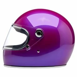 Biltwell Gringo S DOT/ECE Approved Full Face Helmet - Metallic Grape -Biltwell Shop 014237 Biltwell GringoSDOTECEApprovedFullFaceHelmet MetallicGrape 3