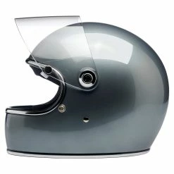 Biltwell Gringo S DOT/ECE Approved Full Face Helmet - Metallic Sterling -Biltwell Shop 014238 Biltwell GringoSDOTECEApprovedFullFaceHelmet MetallicSterling 4