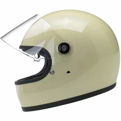 Biltwell Gringo S DOT/ECE Approved Full Face Helmet - Gloss Vintage White -Biltwell Shop 014239 Biltwell GringoSDOTECEApprovedFullFaceHelmet GlossVintageWhite 5
