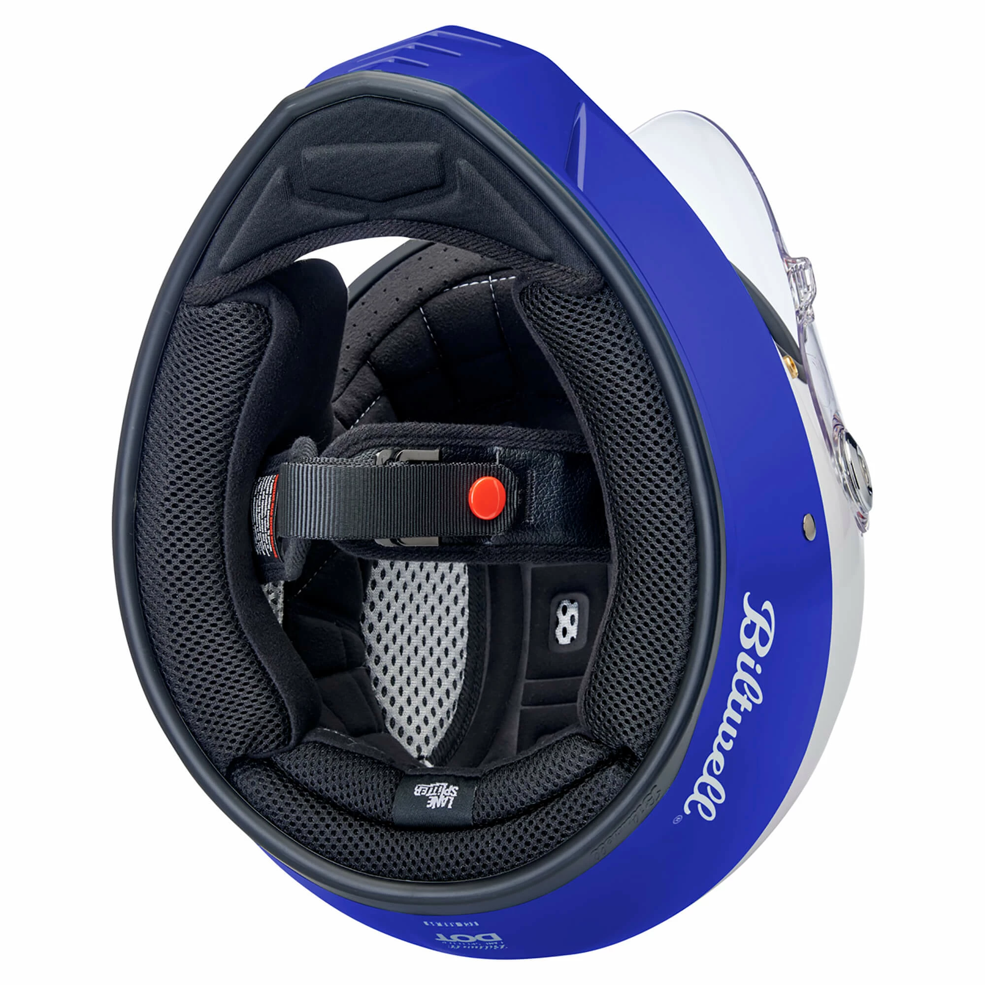 Biltwell Lane Splitter DOT/ECE Approved Full Face Helmet - Podium Gloss Red/White/Blue 8 Biltwell Lane Splitter DOT/ECE Approved Full Face Helmet - Podium Gloss Red/White/Blue - Image 8