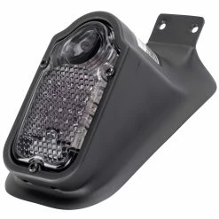 Cycle Standard Tombstone LED Taillight - Smoked Lens - Black