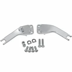 DRAG Specialties Passenger Footpeg Mounting Kit - Chrome - 2006-2017 Harley-Davidson Dyna FXD