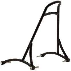 Burly Brand Short 13" Bolt On Sissy Bar - Black - 2004-2020 Harley-Davidson Sportster XL