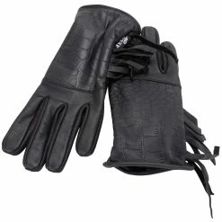 Axel Co. Alligator Tassel Gloves -Biltwell Shop 014476 Axel Co AlligatorTasselGloves 1