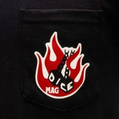 DiCE Magazine Vampira Black Pocket T-Shirt -Biltwell Shop 014484 DicE VampiraBlackPocketT Shirt 4