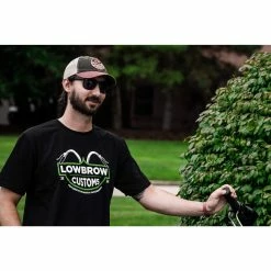 Lowbrow Customs Bar And Shield T-Shirt -Biltwell Shop 014584 LowbrowCustoms LowbrowCustomsBarandSheildT shirt 3